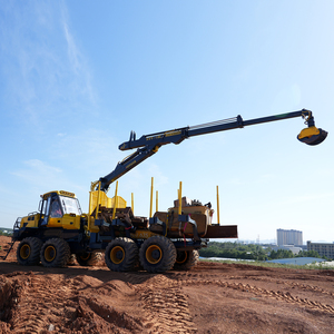 XUVOL Skidder Log Forwarding <strong>Loading</strong> <strong>Unloading</strong> XVY18C Forestry Forwarder with Hydraulic Telescopic Boom and Rotary Log Grapple - Product Image 3