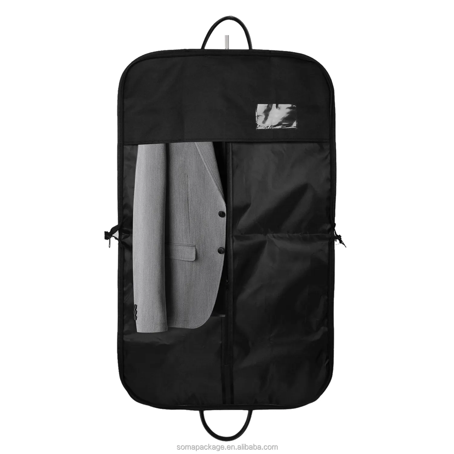 Orijinal takım seyahat gelinlik açık ön konfeksiyon çanta özel Logo baskılı