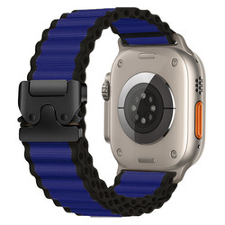 bleu marine (bouton noir) - sangle uniquement