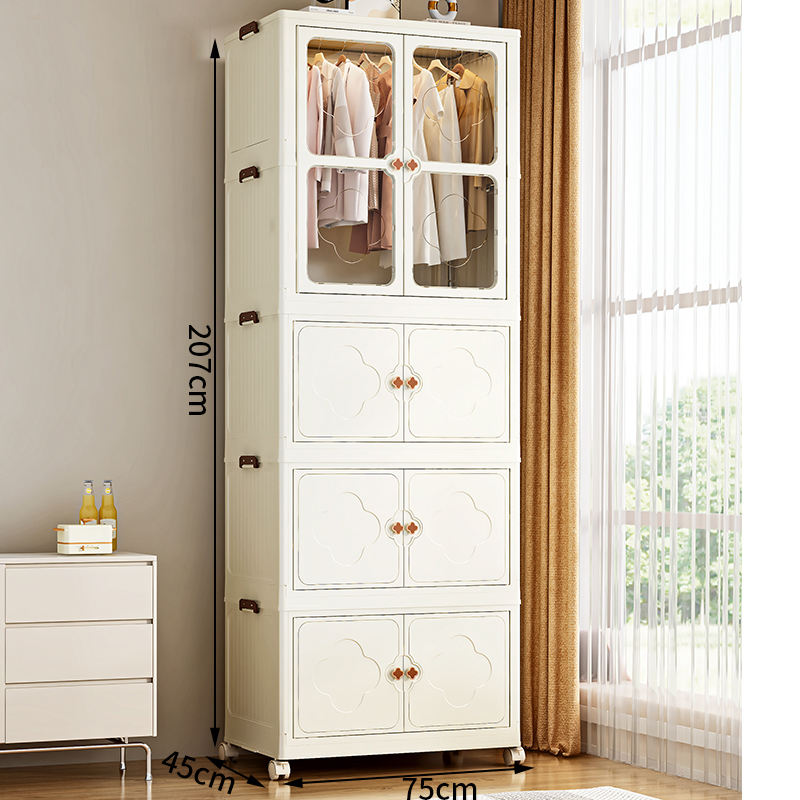 1 wardrobe +3 cabinets