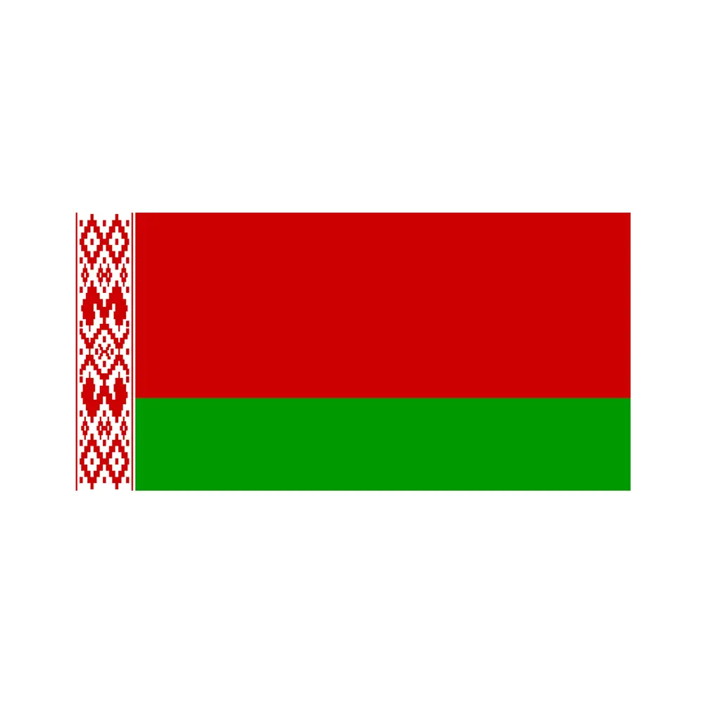 Flagnshow di fascia alta stampato 3x5 ft 90x150cm bandiera nazionale bielorusso battente 100% poliestere