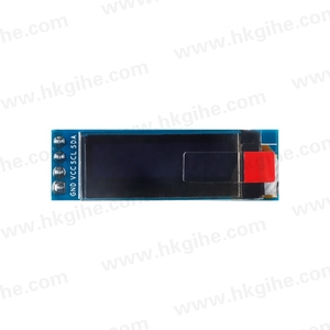 Nuovo design 0.91 "0.91 pollici modulo OLED risoluzione 128 x32 Display LCD interfaccia IIC 12832 bianco SSD1306 per Arduino bom - Product Image 1