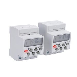 สวิตช์ควบคุมเวลาแบบ30A ที่ปรับแต่งได้ KG316T-j สวิตช์จับเวลาแบบดิจิตอลที่มีแหล่งจ่ายไฟสูงสุด220V สำหรับการใช้งานตามเวลา
