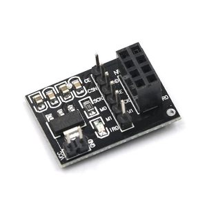 NRF24L01 3.3Vワイヤレスアダプターモジュール8ピンソケットアダプタープレートボードロボットカー用IC製品タイプ - Product Image 2