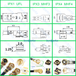 High Quality IPX IPX1 UFL Y Splitter Type 1x WFL IPX4 SMD on PCB <strong>Input</strong> to 3x U.FL IPX UFL Female <strong>Output</strong> RG113 1.13mm Cable 50Ohm - Product Image 4