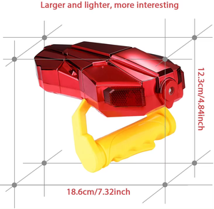 Sıcak satış otomatik baloncuk oyuncakları el kabarcık makinesi ışıkları ile otomatik LED kırmızı kabarcık sesli oyuncak - Product Image 3