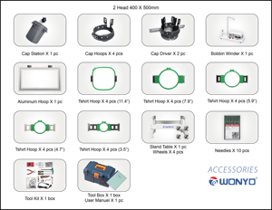 Macchina da Ricamo a 2 Teste e 12 Aghi con Connessione WIFI e Ingresso USB, Personalizzabile con Logo per Negozi di Design - Product Image 6