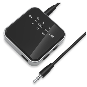 Bluetooth 5.2 Transmitter Receiver Wireless Adapter Handsfree 3.5mm AUX <strong>Ap</strong> t X LL Audio Adapter for Car TV Bluetooth Module