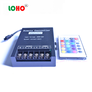 Высококачественный 24key rgb ИК пульт дистанционного управления 5v-24v светодиодный контроллер для RGB светодиодные полосы света 12v 360W Пульт дистанционного управления