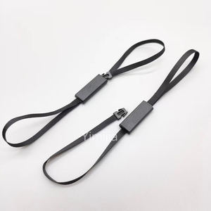 Factory Direct <strong>Custom</strong> Made Lastic <strong>String</strong> Hang <strong>Tags</strong> for Clothes Garment Lockable Ribbon Garment Hang <strong>Tag</strong> <strong>Strings</strong> - Product Image 5