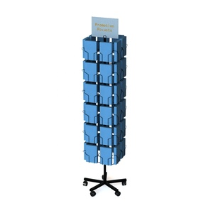 Promozione 48 tasche in metallo rotante espositore, wire rack Display, metallo pop Stand display, espositore in metallo