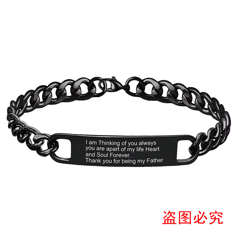 BXGSL067 bracciale nero