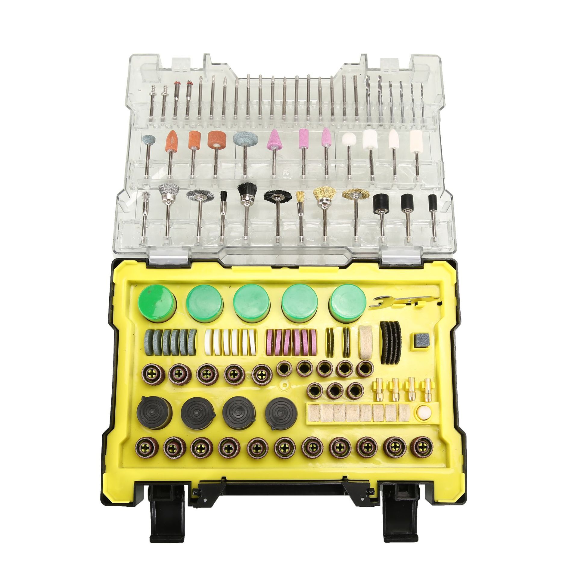 yellow electric grinding accessories