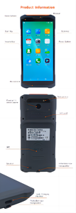 Z1 PDA android 8 или вверх портативный терминал продукт может сканировать 1D и 2D штрих-код или qr-код - Product Image 5