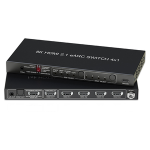 EARC Conmutador HDMI 4x1 8K Conmutador HDMI hasta 4k120hz 4:4:4 8bit HDCP 2,3 Extractor de audio CEC EARC - Product Image 2