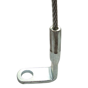 Güvenlik kullanımı için 90 derece bükme terminali galvanizli tel halat kablosu bükülmüş göz terminali montaj kablosu - Product Image 3