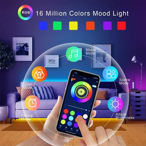 LED-Licht leiste RGB LED Hintergrund beleuchtung TV Music Sync für Bluetooth APP RF-Fernbedienung 10mm für Home Ambient Lighting Gaming - Product Image 3