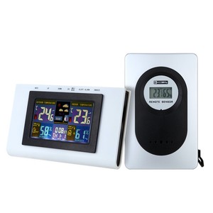 Forecast Weather Station With Remote Sensor Wireless Thermometer <strong>Hygrometer</strong> Digital Colorful Screen Simple Color <strong>Cheap</strong> Micro - Product Image 3