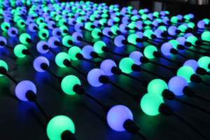 <strong>DMX</strong> Artnet <strong>Controller</strong> Crystal Magic RGB 3D Pixel Ball Curtain LED Ball <strong>String</strong> <strong>Light</strong> - Product Image 4