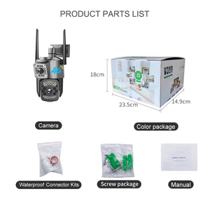 V380户外双镜头安全摄像机无线4g网络摄像机隐藏式IP PTZ摄像机 - Product Image 6
