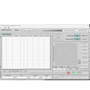 Foglio di resistività tester con la registrazione dei dati del software - Product Image 2