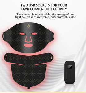 4-Color kızılötesi LED foton terapi silikon yüz maskesi el-held akne tedavisi sistemi için yüz ve boyun ev kullanımı ürün - Product Image 2