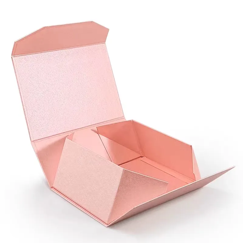 Ímã personalizado magnético luxo embalagem papel dobrável caixa de presente para negócios