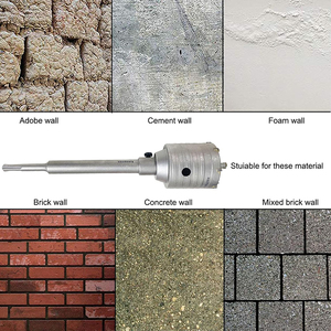 TCT <strong>Core</strong> Drill Bits Set SDS Plus Shank <strong>Concrete</strong> Hole Saw <strong>Cutter</strong> for Brick Cement Stone Wall