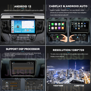 Android 13 Car Radio GPS Navigation DVD Player Stereo Multimedia Audio System for Toyota Previa <strong>Estima</strong> ACR30 Tarago 2000-2005 - Product Image 6