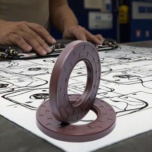 Con dấu dầu TC OEM flo cao su Bộ Xương con dấu dầu FKM áp lực cao phía trước trục khuỷu ô tô con dấu mô hình 13*21*7 Giang tô - Product Image 6