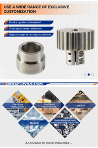 Механическая обработка на заказ с ЧПУ 45 # прецизионная муфта вала CNC Oem пользовательская обработка с низким коэффициентом трения - Product Image 6