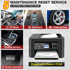 <strong>LAUNCH</strong> X431 CRP129E Obd2 Eobd <strong>Code</strong> <strong>Reader</strong> Scanner Support Engine ABS SRS AT+Brake Oil SAS ETS TMPS Reset Free Update - Product Image 3
