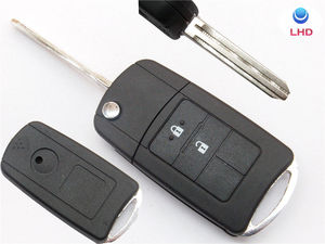 เคสใส่กุญแจรถแบบพับได้เหมาะสำหรับ T-oyota Prius RAV4 Camry รีโมทคอนโทรลดัดแปลง - Product Image 4