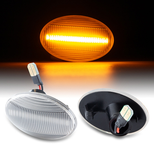LED yan gösterge Opel Corsa C Combo Astra F Tirgra aksesuarları için sinyal ışığı şeffaf Lens açın - Product Image 2