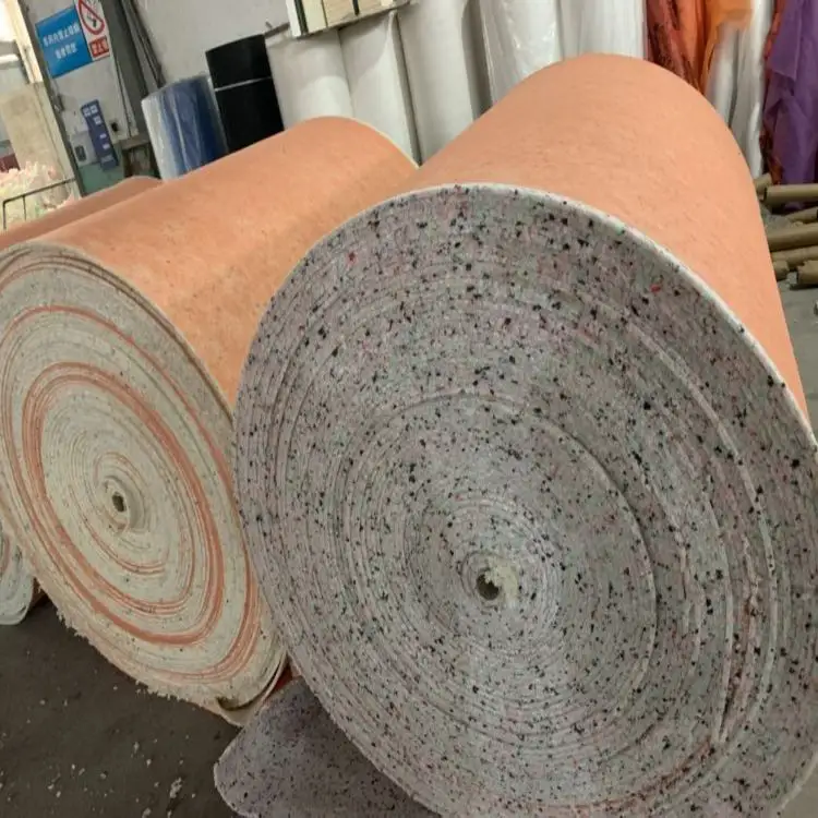 7mm Non woven backing carptet underlay carpet foam padding target rug underlay Carpet padding