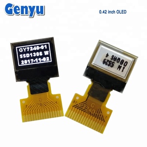 Micro OLED Display 0,42 ''Weiß 16pins Löttyp Spi Mini 0,42 Zoll 72x40 Dot Matrix I2C OLED für Arduino