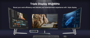 NUCミニPCIntelN100N95ミニPCDDR5マルチディスプレイ2 * HD 1 * DP4K出力ウィンドウ11/LINUXミニデスクトップコンピューターforOffice - Product Image 2