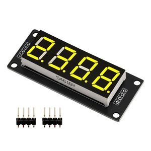 TM1637モジュール0.56 "0.56インチ7セグメントデジタルディスプレイチューブ4桁LEDモジュールボード赤緑青白 - Product Image 4