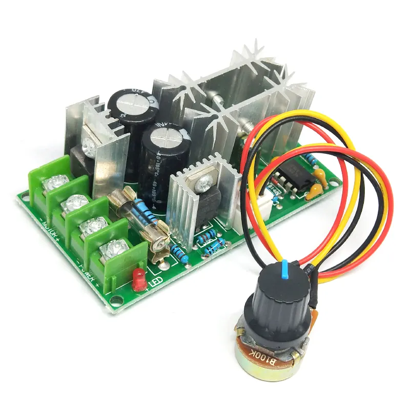 Controlador de regulador de corriente de Motor, módulo controlador de alta potencia, PWM, DC10-60V, 20A