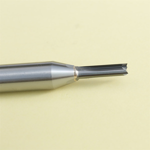 CNC yerleştirme kesici 3 flüt katı karbür keskin uçlu düz dalma yüksek üretim 6mm D x 20mm x 1/2 SHK yönlendirici Bit - Product Image 4