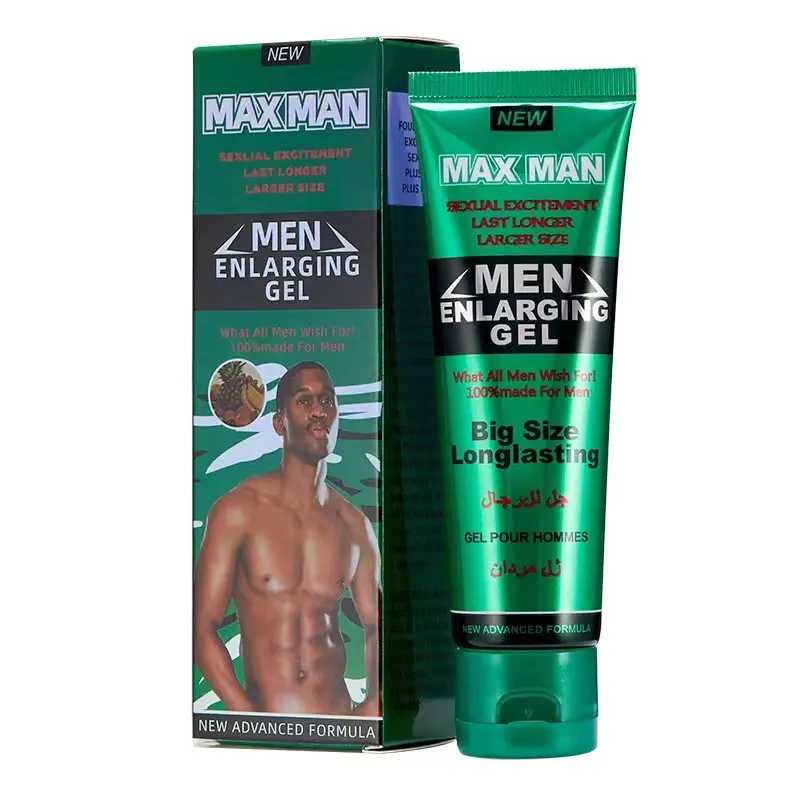 Crème d'agrandissement masculine forte à base de plantes Max pour homme