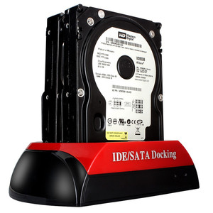 <strong>USB</strong> <strong>3.0</strong> All in 1 Dual Hard Disk Duplicator With Card Reader 2.5&quot;/3.5&quot; SATA/<strong>IDE</strong> HDD Docking Station - Product Image 5