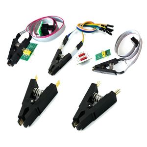 Adaptador de Clip de prueba de programador Universal de 8 pines de cuerpo estrecho ancho SOP8 BIOS IC Socket Burning 8-Pin Universal IC Socket Burning - Product Image 1