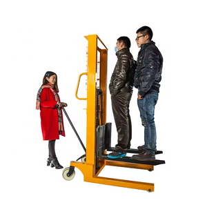 中国制造商堆垛机自动安装小型立式全电动堆垛机小型手动叉车 - Product Image 6