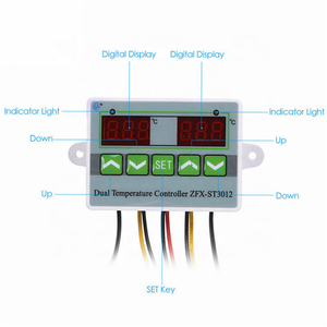 ST3012 <strong>Temperature</strong> <strong>Controller</strong> Dual Thermostat Temp Control Cooling/Heating Thermoregulator Control Module AC220V Switch Output - Product Image 3