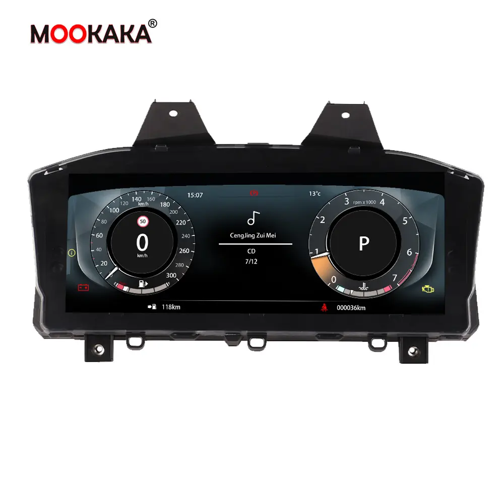 Mookaka yeni yükseltme 12.3 ''LCD araba Dashboard oto kilometre dijital küme için Range Rover vogue L405 spor L494 2013-2017