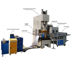 Línea de producción de contenedores Máquina de fabricación de contenedores de alimentos de papel de aluminio Fabricante de contenedores de estaño para máquina para llevar - Product Image 1