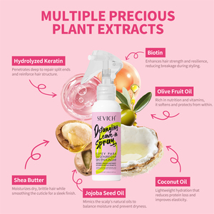 Spray Anti-Crespo per Capelli Etichetta Privata 100ml Trattamento Naturale Riparatore con Burro di Karité Spray Districante - Product Image 5