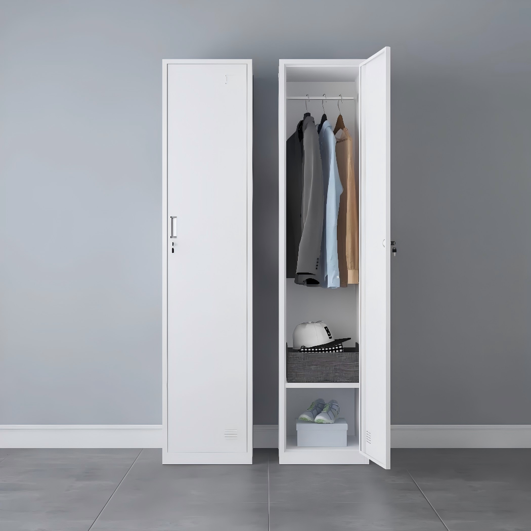 Puerta simple gris claro