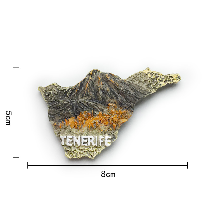 Carte du volcan de Tenerife
